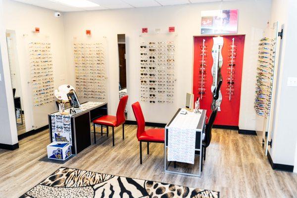 Spectacular Eyecare carries designer frames including Ray Ban, Oakley, Costa Del Mar, Tory Burch, Burberry, Coach, Michael Kors.