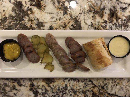 Wisconsin Sausage Platter