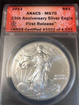 1 oz .999 Fine Silver American Eagles - Certified or Uncirculated all years available