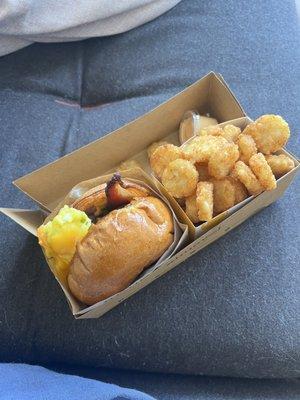 Bacon, Egg and Cheese Tater Tots