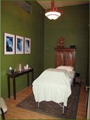 acupuncture treatment room