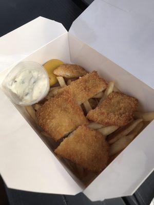 Fish and chips Panko style