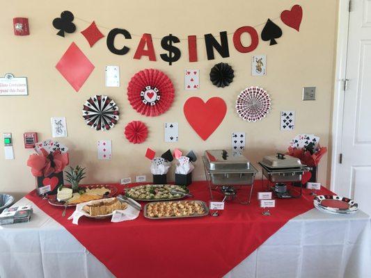 Casiono themed 50th Birthday Party