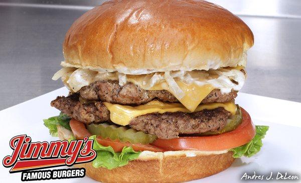 Jimmy's Famous Burger (Double Patty 100% Beef)