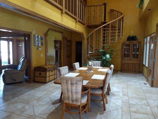 Large Dining Room to sit and relax