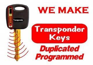 Transponder keys for most cars are in stock at Lock N Roll Locksmith so you can be in and out quickly.