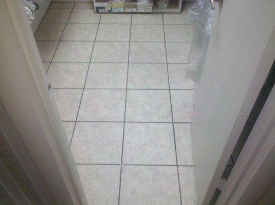 Tile and Grout Cleaning- After