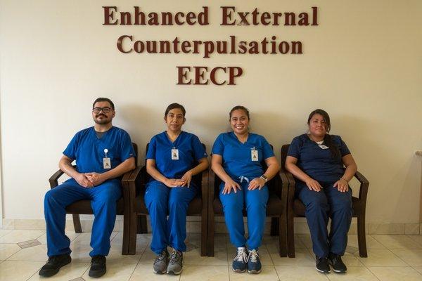 EECP therapists at Buena Park Heart Center.