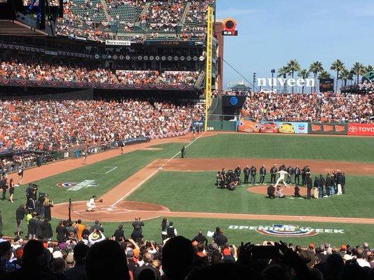 Premiere Bail Bonds at San Francisco Giants Opening Day!