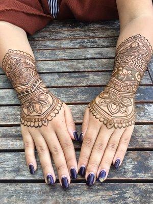 Henna cuff designs :)