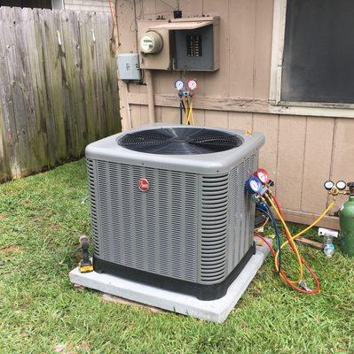 Rheem Condenser 4 Ton 14 Seer  This quality brand Rheem will give you the security you need assuring you spent your money on the right brand