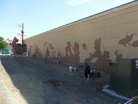 Fun mural painted for Apple Valley Dental Pasco, WA.