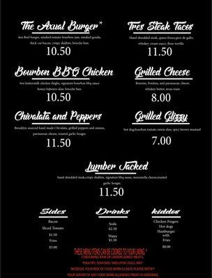 Food menu