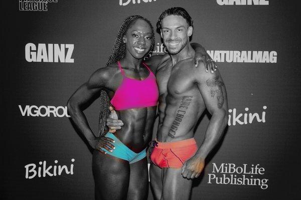 Both made Pro card holders on our first show... Thank you Jamil and On Stage Fitness