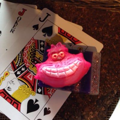 Cheshire Cat soap from the Wonderland collection