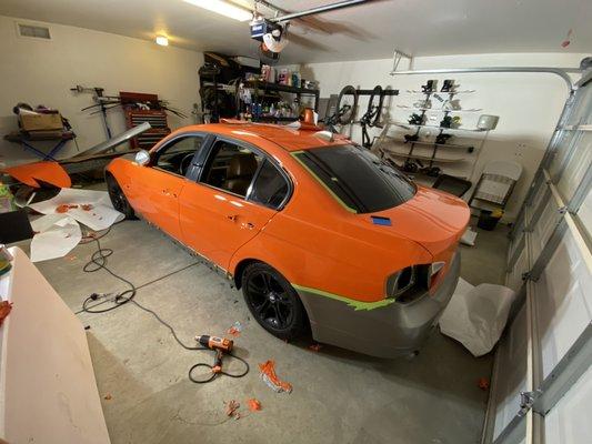 Orange wrap(color change)