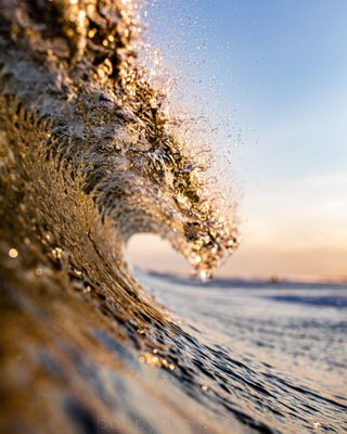 Sunset on the ocean