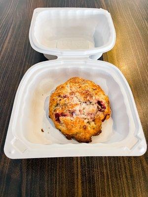 Cranberry orange scone