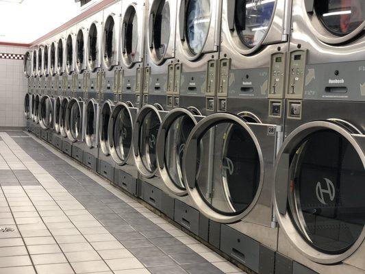 Free dryers immediately after washing on site!