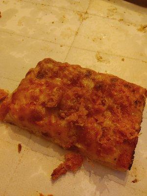 Pizza with no cheese