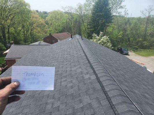 My new roof looks awesome! I have a wonderful feeling of security now.