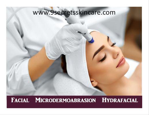 We have amazing Facial's Menu. You can get a perfect treatment customized for you skin type.