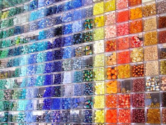 Thousands of loose beads