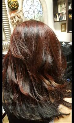 My chocolate cherry hair by mary ann! Love it!