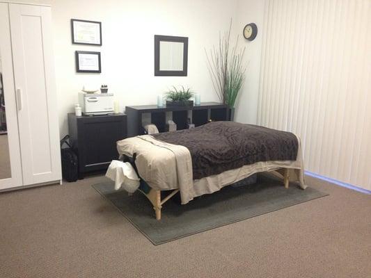 Aurora's treatment room - so relaxing!