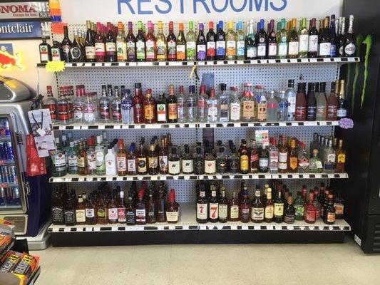 Selection of liquor, spirits and wine