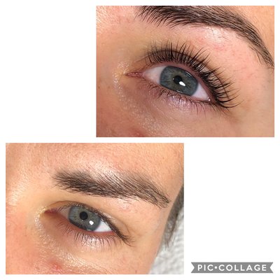 Keratin lash lift