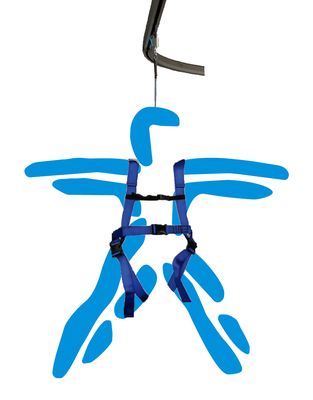 FYZman in Safety Overhead Support harness