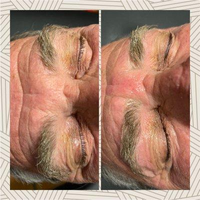 Men's brow wax