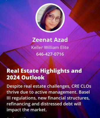 Zeenat Azad - Keller Williams Realty