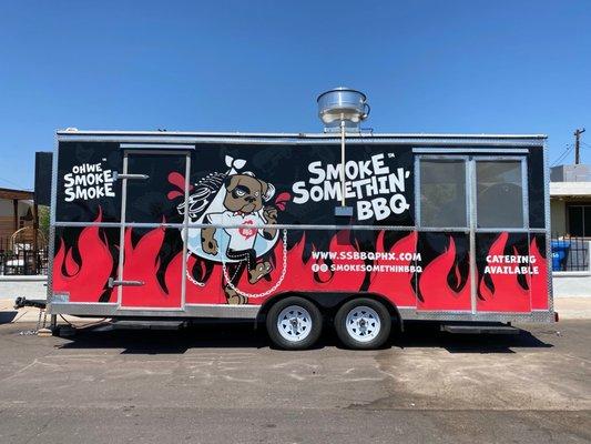 Smoke Somethin' BBQ mobile Food Trailer