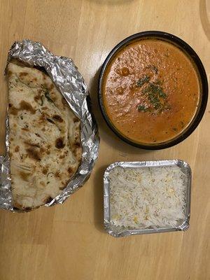 Garlic Garlic Naan & Butter Chicken Peshawari