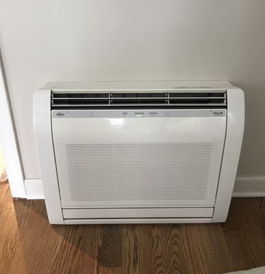 Indoor floor ductless mini split