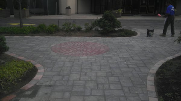 custom paver drive way