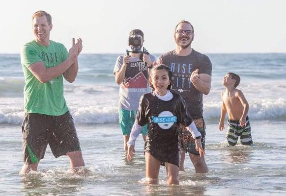 Beach baptism