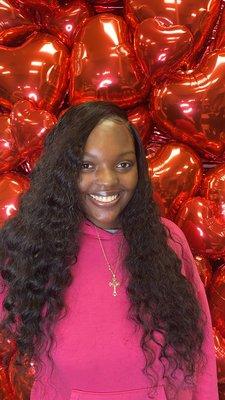 Full sew-in with closure