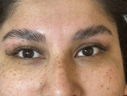 Brow lamination