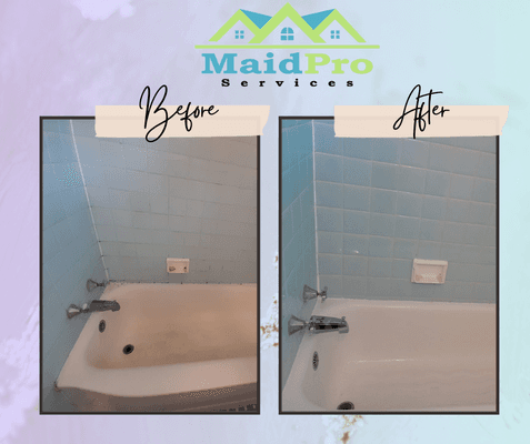 Bathtub Cleaning by https://maidproservicestx.com/services