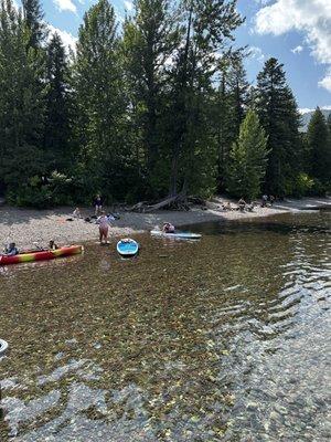 Paddleboards on the lake!