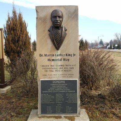 MLK, Jr Memorial Way marker by Kenneth Ryden