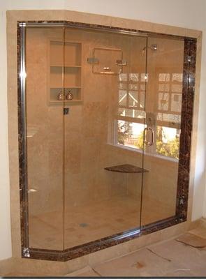 frameless shower door