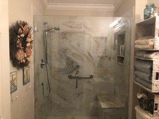 Hallway Bathroom Shower