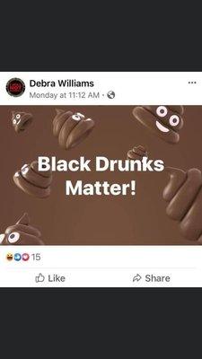 racists FB post