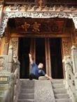 Sifu Conley training at the Wudang Temple in China