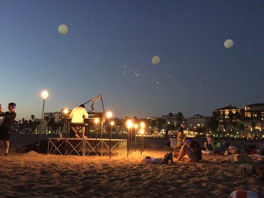 Concert on the beach