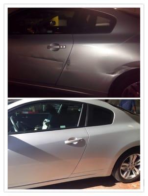 My biggest concern was the uniformity of the color once the door was painted. It was a great job. My ride looks like new!